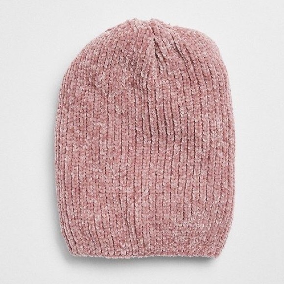 *HOST PICK* Super Soft Pink Chenille Beanie | LIKE NEW - Picture 1 of 6